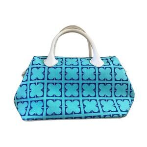 Liz Claiborne Handbag Top Handle Preppy Designer Colorful Bright
